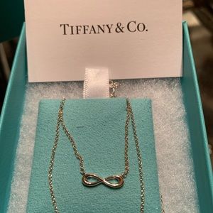 Tiffany&Co silver infinity necklace